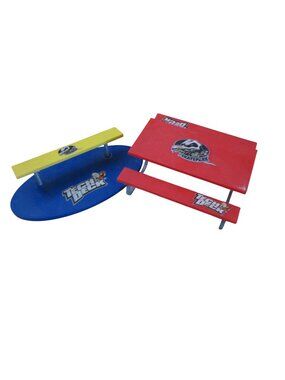 Tech Deck x Tony Hawk Picnic Table Bench Fingerboard Vintage 1998  2 Pcs